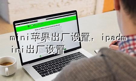 mini苹果出厂设置，ipadmini出厂设置