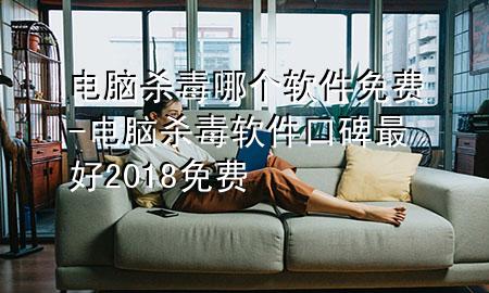 电脑杀毒哪个软件免费-电脑杀毒软件口碑最好2018免费