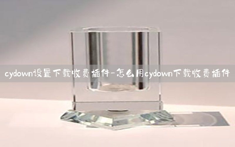 cydown设置下载收费插件-怎么用cydown下载收费插件